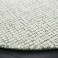 thumbnail image 3 of SAFAVIEH Abstract Dalia Geometric Area Rug, Ivory/Green, 4' x 4' Round, 3 of 11