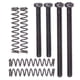 thumbnail image 1 of Tornillos y resortes de hierro para cordal de bajo eléctrico Negro, 1 of 9