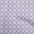 thumbnail image 1 of oneOone Cotton Cambric Purple Fabric Geometric Triangle Craft Projects Decor Fabric Printed By The Yard 56 Inch Wide, 1 of 4