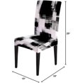 thumbnail image 6 of Dining Chair Covers Set of 6,Stretch Parsons Chair Slipcovers Universal Removable Washable Parson Chair Covers for Dining Room,Living Room,Kitchen, 6 of 6