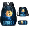 thumbnail image 1 of Game ROBLOX Student Backpack Korean Version Primary and Secondary School Backpacks Ins Fashion Trend Backpack Three Piece Set, 1 of 7