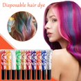 thumbnail image 3 of Temporary Mini Hair Color Comb Chalk Disposable Washable Dye With Brush G8G8, 3 of 6