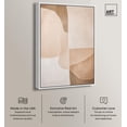 thumbnail image 2 of Forms in Beige II Canvas Boho Geometric Art by Art Remedy, White Frame, 24 x 36, 2 of 7