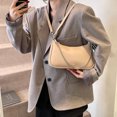 thumbnail image 4 of Bolso hombro All-Match Backarm Bag casual Mujeres Color sólido PU Cuero Femenino, 4 of 8