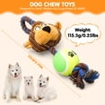 thumbnail image 2 of PcEoTllar Monkey Dog Toy, Squeaky Puppy Toys, Dog Rope Toys, Plush Puppy Chew Toys for Teething, 2 of 8