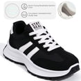 thumbnail image 4 of BERANMEY Women's Chunky Platform Fashion Sneakers Retro Walking Sneakers for Womens with Cushioned Sole Lightweight Casual Sneakers for Daily Travel, 4 of 8