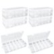 thumbnail image 1 of Organizador de cajas de aparejos paquete de 10 caja organizadora de abalorios plástico 18 rejillas con divisor contenedores almacenamiento abalorios m, 1 of 7