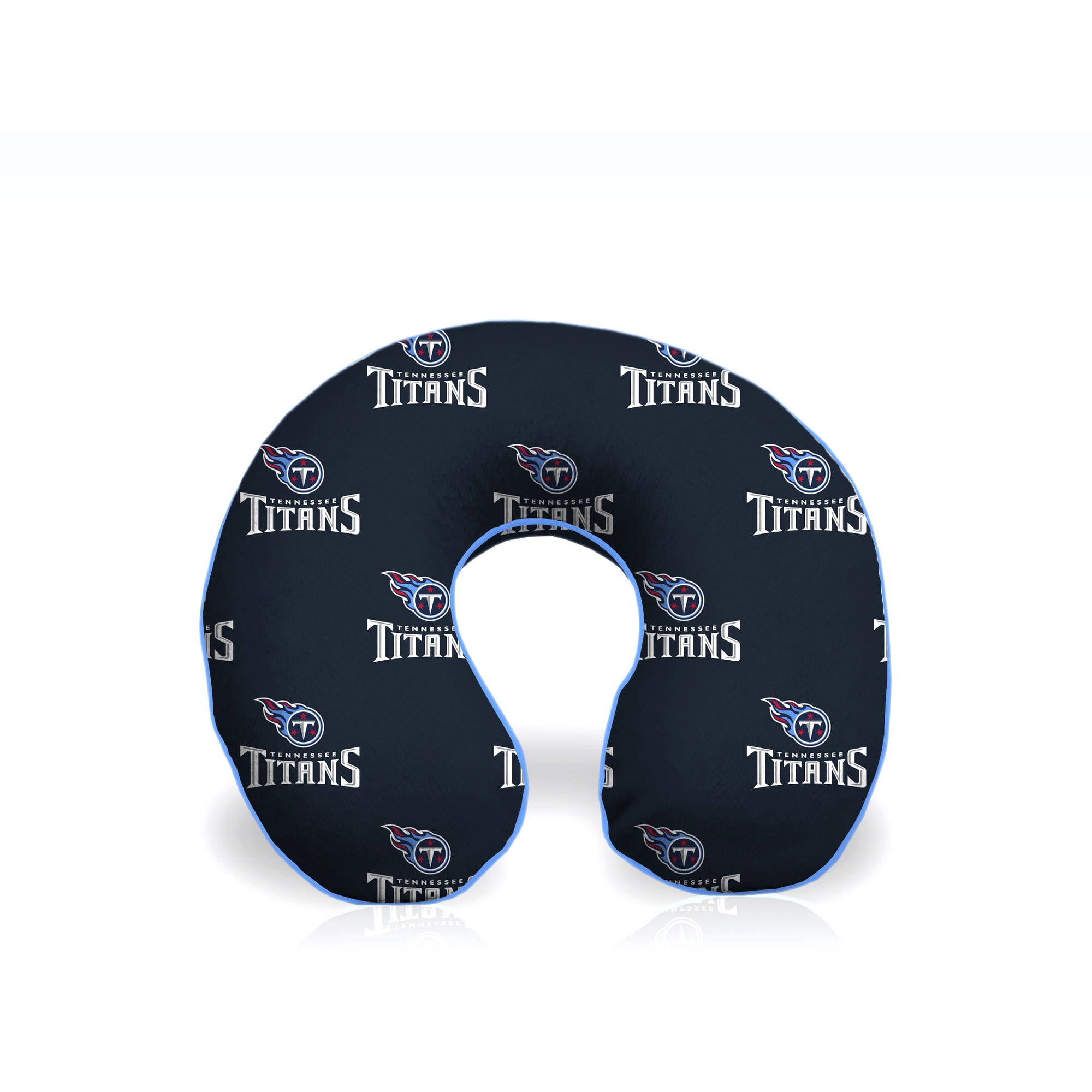 NFL Licensed Memory Foam UNeck Travel Pillow, Tennessee Titans