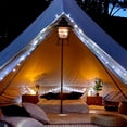 thumbnail image 2 of Inteprter Linterna Solar Vintage con mango resistente al agua, linterna para interiores y exteriores, jardín, emergencia, Navidad, Camping, decoración Iluminación y accesorios Inteprter HA073756-01, 2 of 6