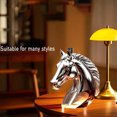 thumbnail image 7 of Giunmcul Horse Head Whiskey Bottle Decorative Clear Glass Liquor Decanter Novelty Spirit Bottle for Home Bar Display Gift Collection and Unique Tabletop Decor, 7 of 7