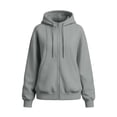 thumbnail image 2 of Cilsoka Womens Zip Up Hoodies Oversized Sweatshirts Fall Fashion Outfits Lightweight Jacket Y2k Hoodie Comfy Winter Clothes, 2 of 8