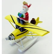 Downeast Concepts Santa on AIF4Float Plane Christmas Ornament