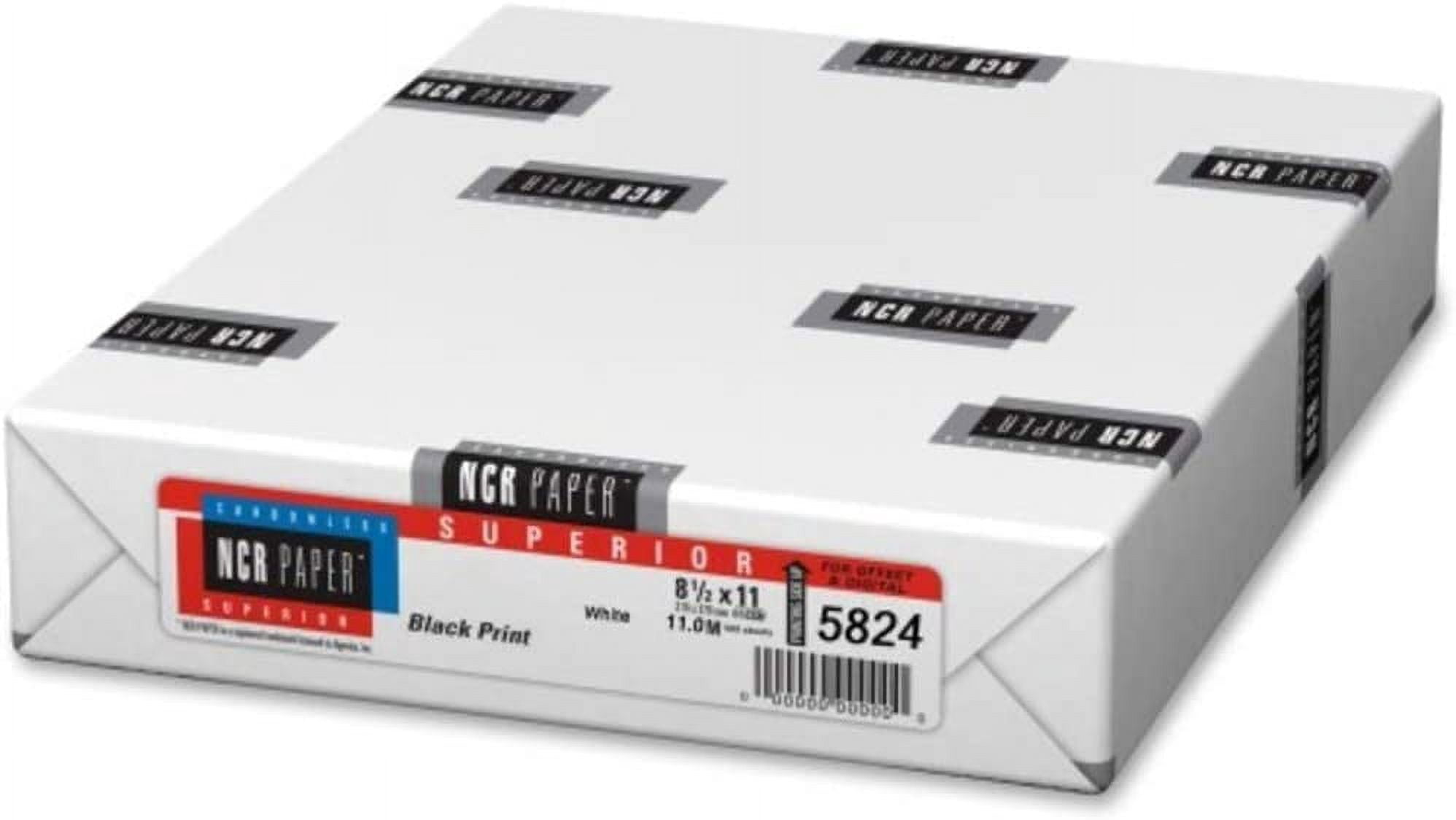 Limited Papers (TM) Superior White (Black Print) Coated Front/Back 20# 8.5"x11" (10)