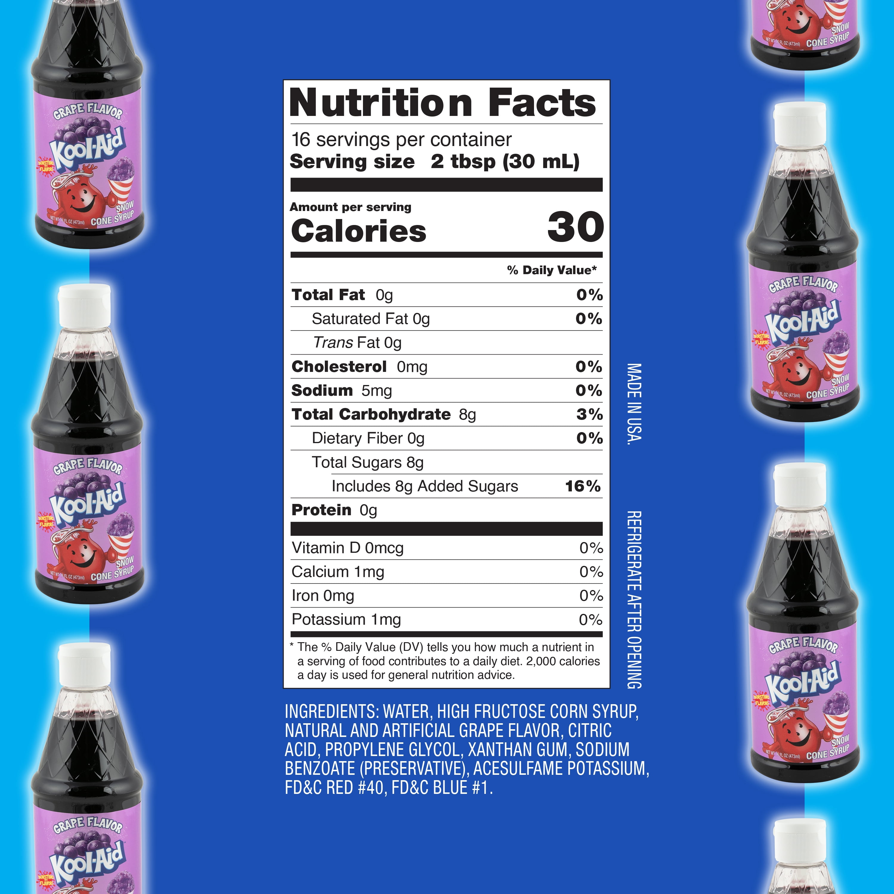(2 pack) Kool-Aid Grape Snow Cone Syrup, 16 fl oz
