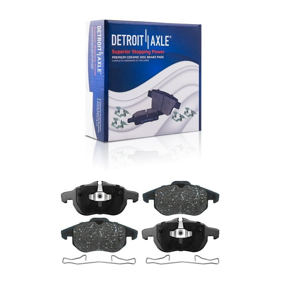 Detroit Axle - Front Ceramic Brake Pads Replacement for Chevrolet Vectra Cadillac BLS Saab 9-3 9-3X