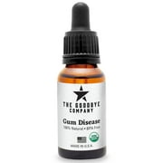 Gum Disease Treatment - USDA Organic Home Remedy for Oral Gum Disease | 100% Pure Neem and Clove Essential Oils for Oral Care | Effective and Natural Gingivitis Treatment (1 Fl Oz)
