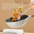 thumbnail image 5 of Soup Ladle, 17Inches Spatula for Wok, Stainless Steel Spoons Cooking with Heat- Wooden Handle, 5 of 6