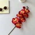 thumbnail image 2 of Yesbay 1Pcs Artificial Moth Orchids Realistic Fake Silk Flower Wedding Party Table Centerpiece Faux Phalaenopsis Floral Branch Decoration, 2 of 9