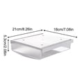 thumbnail image 3 of Under Desk Drawer Storage, Self Adhesive Sliding Organizer Drawer, Hidden Under Cabinet Container for Kitchen Bathroom Office, Space Saving ABS,B, 3 of 5