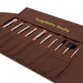 thumbnail image 3 of Bdellium Tools Professional Makeup Pink Bambu Series Eyes Only 10pc. Brush Set with Roll-Up Pouch, 3 of 3