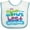 White and Blue, variant on Inktastic Landscaper Daddy Boys or Girls Baby Bib