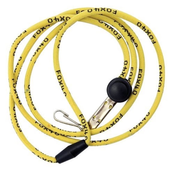 Cordón para silbato Fox 40 con cierre de seguridad desprendible, 91 cm, amarillo