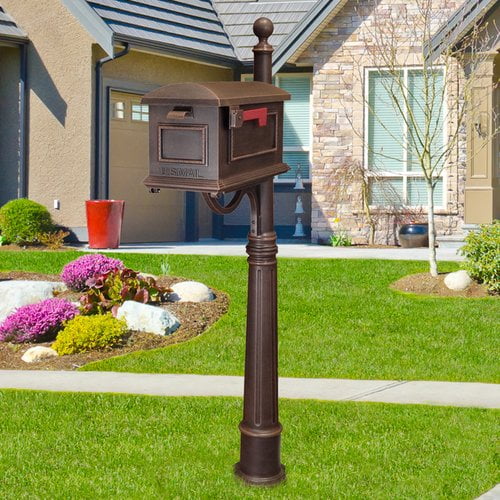 Special Lite Products Town Square Mailbox with Post Included by Special Lite Products