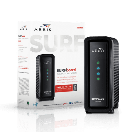 ARRIS SURFboard SB6183 DOCSIS 3.0 Cable Modem – colors may ... mediacom cable box wiring diagram 