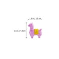thumbnail image 2 of 16Pcs Cartoon Kid Eraser Alpaca Rubber Gift Painting Room Decor (Random Color), 2 of 8