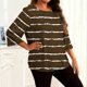 thumbnail image 2 of TaTaai Women's Gradient Print Long Sleeved T-shirt, Plus Size Round Neck Top, Lightweight Soft Design, All Seasons Wear, Casual Daily Party Work Dating Home Outfit Gift, 2 of 6
