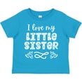 thumbnail image 3 of Inktastic I Love My Little Sister with Hearts Boys or Girls Toddler T-Shirt, 3 of 5