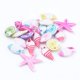 thumbnail image 1 of Craft Style Acrylic Pendants Ocean Theme Mixed Shapes Mixed Color 13~28x9.5~23x4~5mm Hole: 1mm about 1203pcs/500g, 1 of 1