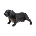 thumbnail image 3 of Estatua de perro, figura de cachorro, escultura, regalo, decoración de escritorio, realista. Negro, 3 of 9