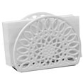 thumbnail image 1 of Home Basics Porte-Serviettes en Fonte Collection Tournesol, Blanc, 6.1x5.3x1.8 Pouces, 1 of 4