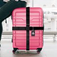 thumbnail image 1 of FONDOTIN 1 Set Adjustable Luggage Binding Set With Quick Release Buckle Travel Accessories PVC Black, 1 of 6