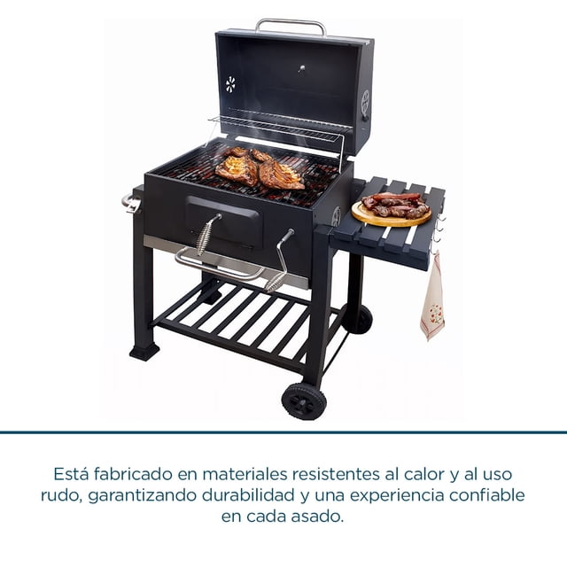 ASADOR DE CARBÓN PREMIUM DE HIERRO