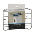 thumbnail image 4 of Mainstays Wall Mount Toilet Paper Dispenser with Shelf, 7.2" x 5.23" x 3.77", Chrome, 4 of 9