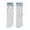 Grey, variant on Women's Stockings Yoga Toe Socks With Silicone Grip Workout Fitness Exercise Stockings For Women Men White One Size