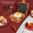 thumbnail image 4 of Microwave Sandwich Maker, No Electricity Cordless Microwave Toaster Panini Maker, Microwave Toastie Sandwich Maker Microwavable Toaster, Non Stick Plates, 4 of 7
