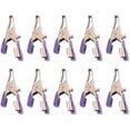 thumbnail image 1 of 10pcs reusable ECG/EKG alligator clip electrodes for animals, pets, dogs, cats and veterinary, used to fix cables, 1 of 5
