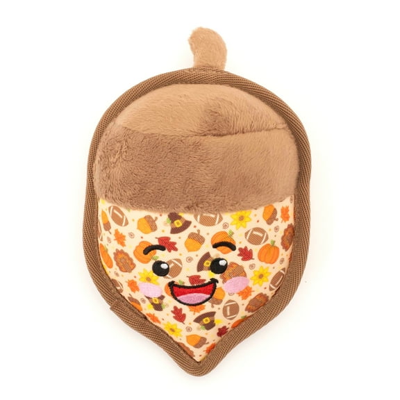 Acorn Squeaky Tough Plush Dog Toy - The Worthy Dog