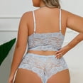 thumbnail image 5 of Levmjia Sexy Lingerie Set for Women Deep V Backless Adjustable Straits Comfortable Sleepwear Bra and Underpants Set for Honeymoon Valentine, 5 of 6