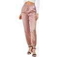 thumbnail image 1 of INSPIRE CHIC Junior's Athleisure Pants Drawstring Elastic Waist Ankle Joggers, 1 of 5