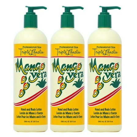Triple Lanolin Mango Vera Lotion 20oz Pack of 3