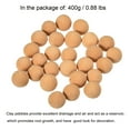 thumbnail image 3 of Uxcell 0.350.39" 0.88 Lbs Clay Pebbles Yellow Gardening Potted Balls for Hydroponic Growing, 3 of 5