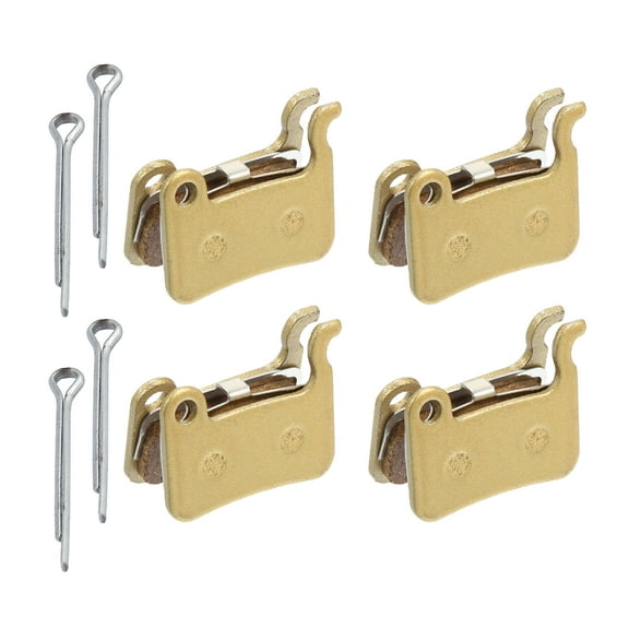 Unique Bargains 4 Pair Sintered Metal Disc Bike Brake Pads with Split Pin for XTR M975 965 for SAINT M800 XT M755 776