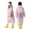 j-Light Pink7628, variant on LIIPEE Girls Rainwear Casual Polka Dot Printed Long Sleeve Hooded Raincoats Children Cute Fashion Waterproof Comfortable School Ponchos All Seasons Breathable Soft Daily Rainwear,Light Blue,One Size