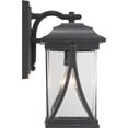thumbnail image 3 of Progress Lighting Abbott 1-Light Medium Wall Lantern in Antique Bronze with Clear Seeded Glass Shade, 3 of 6
