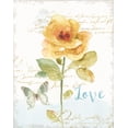 thumbnail image 2 of Gango Home Decor Contemporary Rainbow Seeds Floral VIII Love & IX Family by Lisa Audit (Ready to Hang); Two 11x14in Gold Trim Framed Prints, 2 of 5