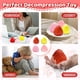 thumbnail image 5 of Set de 4 juguetes Squishy Taba Big Strawberry para aliviar el estrés, 5 of 6